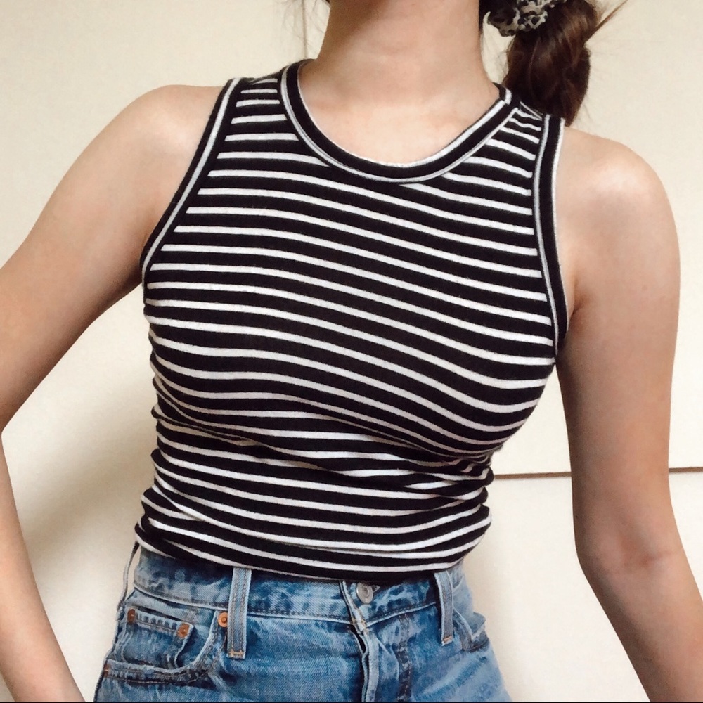 brandy melville striped tank